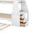 Twin Over Full Bunk Bed With Trundle And Desk, Three Storage Drawers And Shelf-954859152