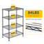 Neely 19.7'' W Steel Shelving Unit