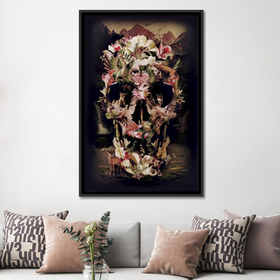 «Jungle Skull» par Ali Gulec, impression sur toile tendue