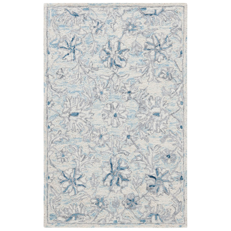 Dasheil Hand Tufted Wool And Cotton With Latex Floral Rug