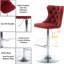 Tabouret de bar rotatif à hauteur réglable Kesthon-324156167-324156218