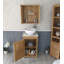Slimline Compact 515mm Free-standing Cloakroom Vanity Unit-2062904571