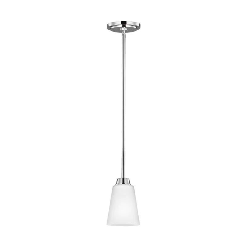 Kerrville 1 - Light Single Pendant, Chrome, Yes
