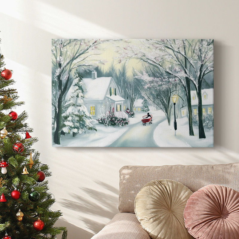 Christmas Holiday Arts - Gallery Wrapped Canvas XMA171628, 32" H x 48" W