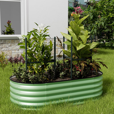 Brelon Galvanized Planter: Weatherproof, Child-Safe & Easy Drain