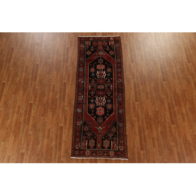 Tribal Geometric  Traditional Runner Rug 4x10