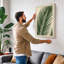 Single Palm Frond Botanical - Wrapped Canvas-231234090-231234091