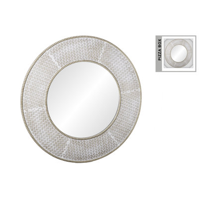 Modbury Wood Flat Wall Mirror