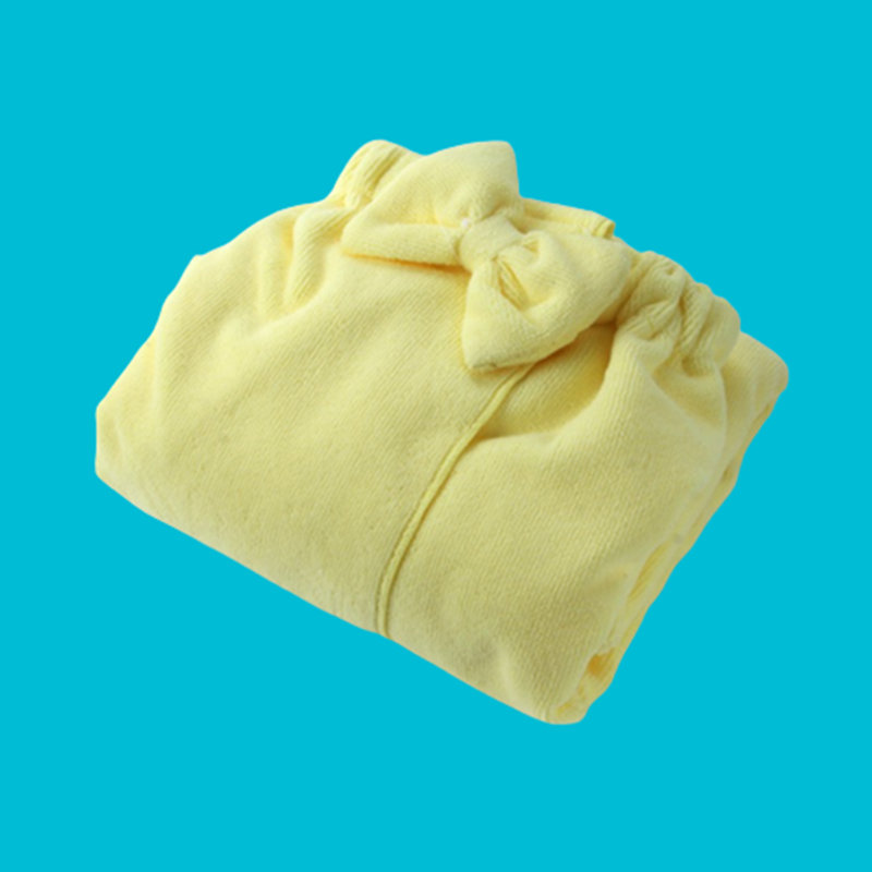 Peignoir en microfibre Satanta, Jaune