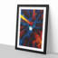 Moon Through the Trees Abstract Art - Picture Frame Painting Print-55610257-55610262