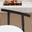 Hauteur comptoir et tabourets de bar avec structure en métal (ensemble de 3)-1542047512