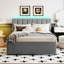 Lit plateforme tapissier Cozy Feeling Grey-1009071697