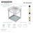 Quadras Ceramic Rectangular Console Bathroom Sink with Overflow-49617704-49610567
