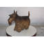 Statue de chien Rehm Terrier en bronze - Taille: L 19 po x l 8 po x H 15 po.