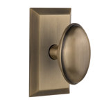 Homestead Single Dummy Door Knob with Studio Plate