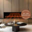 Modern Ember Highmark Smart Linear Electric Fireplace - 10 Different Flame Colors, Works With Alexa And Google Assistant-281840981