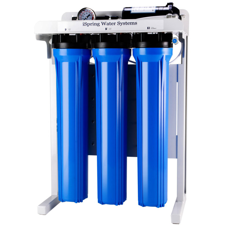 iSpring RCB3P Reverse Osmosis Water Filtration System 300 GPD Residential and Light Commercial Usage
