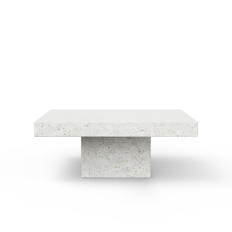 Mixx Una Coffee Table, Ivory Terrazzo