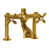 Unlacquered Polished Brass selected