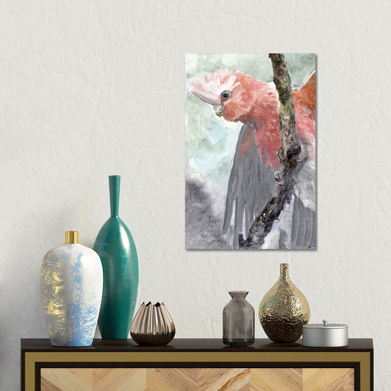 Tropic Parrot II by Stellar Design Studio - Gallery-Wrapped Canvas Giclée on Canvas, Canvas
