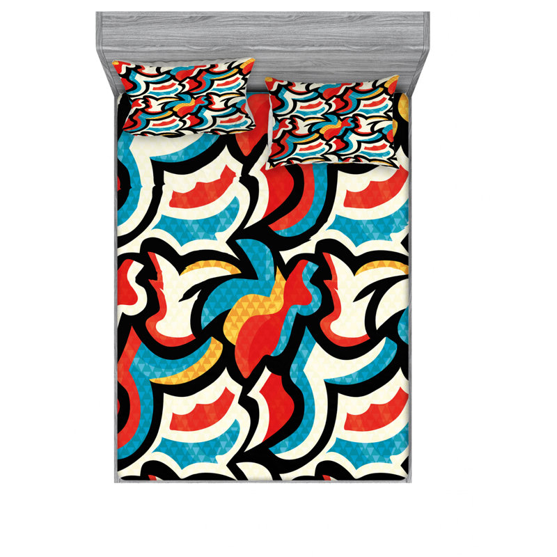 Microfiber Sheet Set, Queen Sheet Set with Fitted Sheet