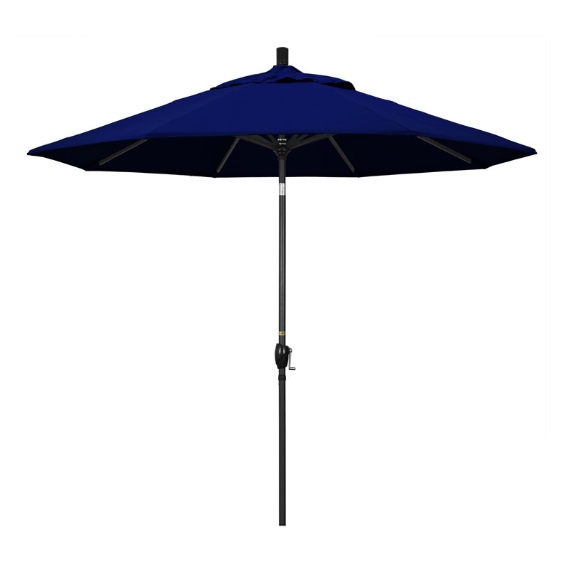 Parasol de marché 9 pi Iuka, Bleu véritable