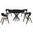 Schoonmaker 4 - Person Pedestal Base Dining Set-441976705-441976704