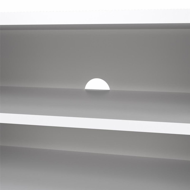 Karlin 68 Inch Wide Media Console, White High Gloss