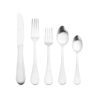 Wallace Satin Brooklyn Flatware Set, One Size, Stainless Steel
