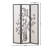 Darrien Room Divider,3-Panel Oriental Shoji Screen