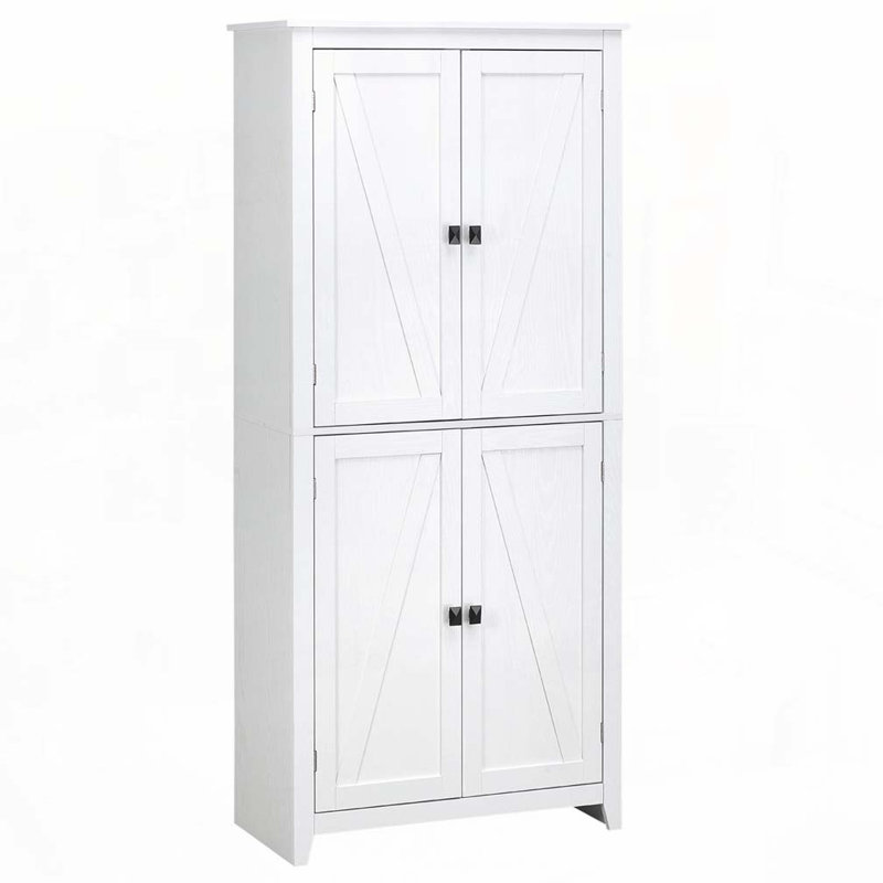 Garde-manger 4 portes, organisateur d'armoire de rangement