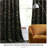  Floral Velvet Curtains for Living Room, Vintage Print Room Darkening Thermal Insulated Rod Pocket Drapes,2 Panels-880256609-880256620