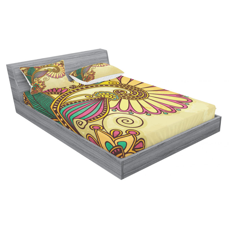 Microfiber Sheet Set, Full Sheet Set with Fitted Sheet
