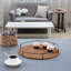 38.1cm W Woven Rattan Ottoman/Coffee Table Tray