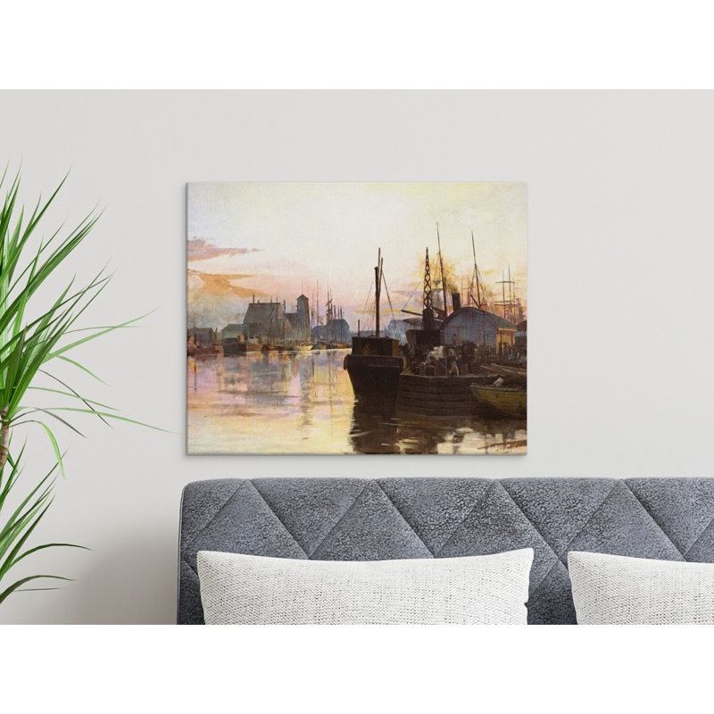 Shute Wrapped Canvas Print Set, 60x20