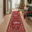 Tapis rouge lavable à la machine Christmas-367434068