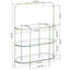 Invaldi 95cm W Metal Shelving Unit-41930929