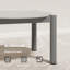 Canapé d'extérieur en aluminium à 2 places avec coussins et table basse-1517951852