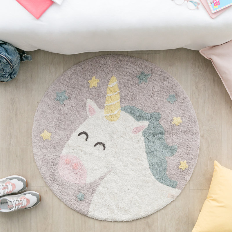 Washable Round Rug Believe In Yourself