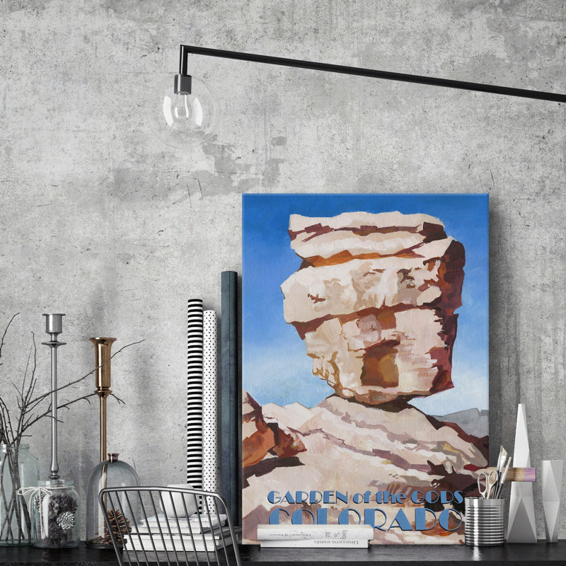" Balanced Rock " by Marmont Hill, 12" H x 8" W x 1.5" D