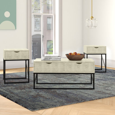 Ensemble de tables basses 3 pièces Caufield