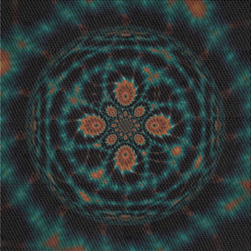 Tapis noir, Carré 5 pi