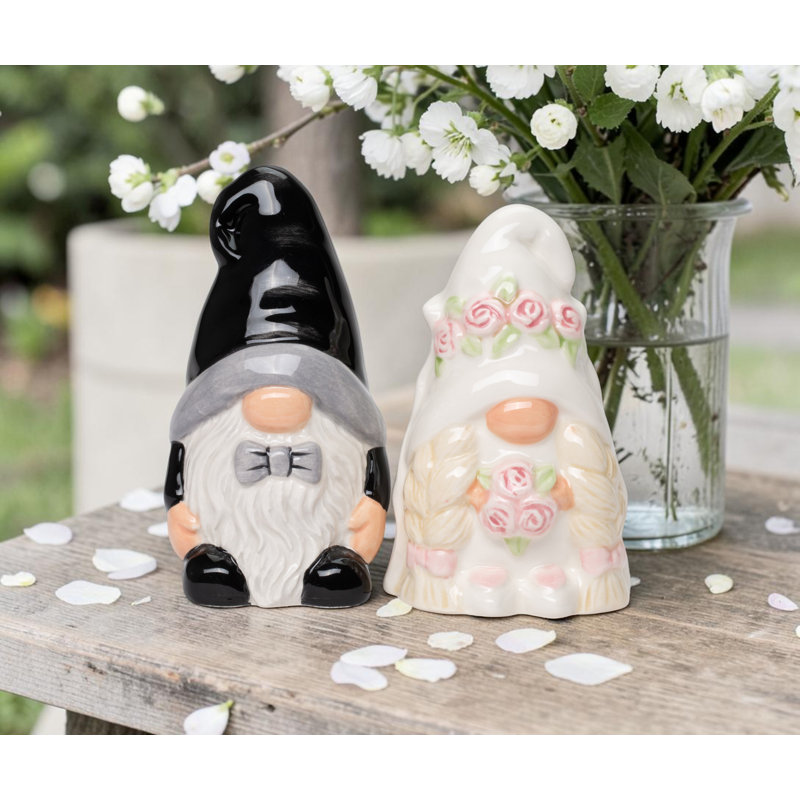Wedding Gnome Couple Salt And Pepper