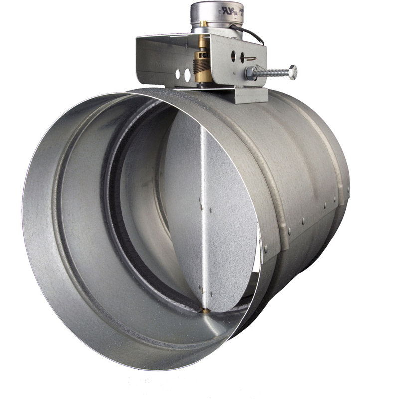 8 In. Automatic Make-up Air Damper, 11" H x 8" W