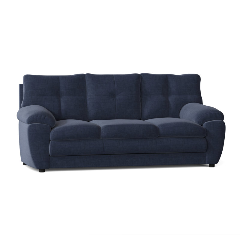 Kenn Upholstered 84'' Sofa, Oscar Navy
