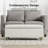 41" Wide Faux Leather Upholstered Storage Bench-175698345-178748223