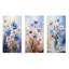 Ensemble de 3 décorations murales bleues et mauves-1223208116