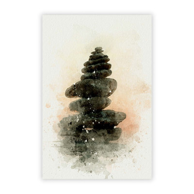 Balancing Zen Stones - Frameless Print