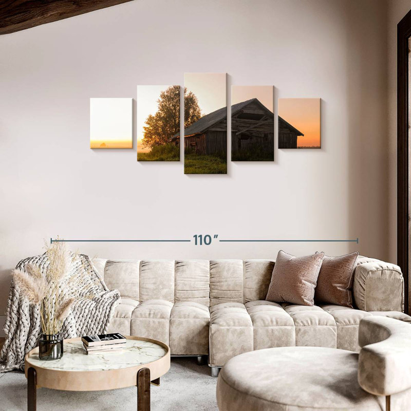 Finnish Barn, 36" H x 80" W