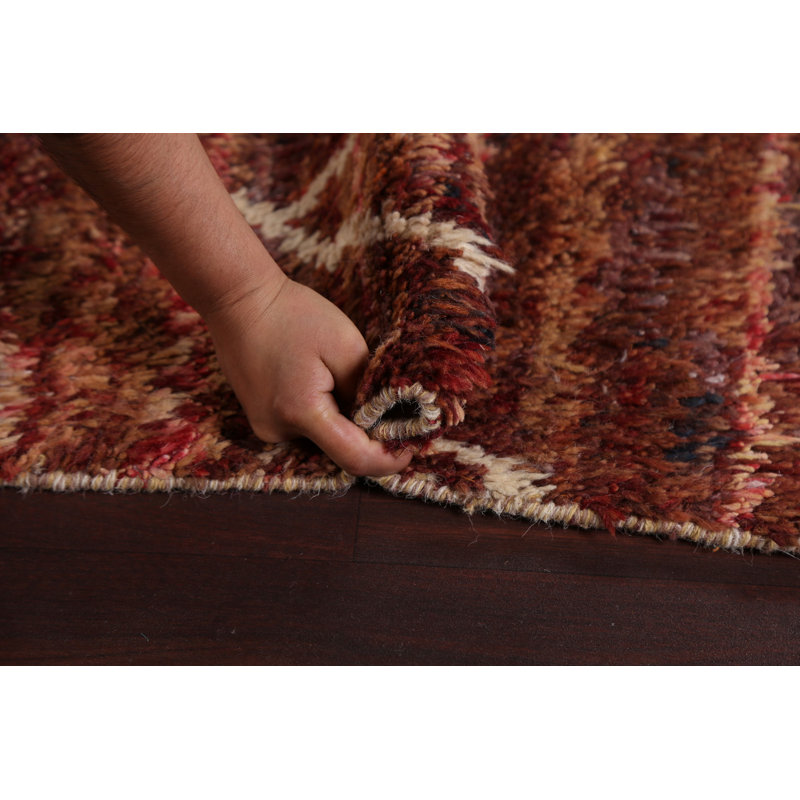 Tapis oriental marocain Trellis noué à la main 5 x 8